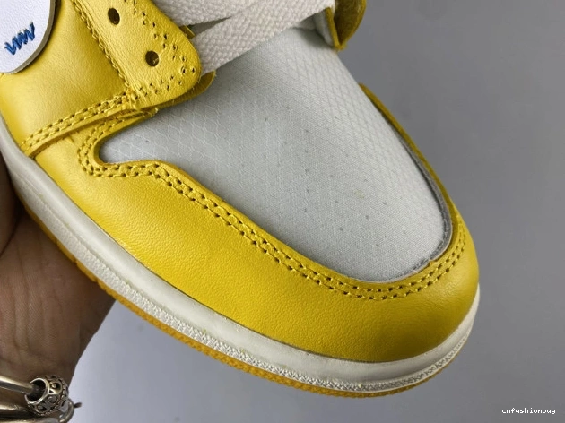 Air Powder White Yellow-Cone Off-White AQ0818-149 1 NRG x Dark Jordan 0823